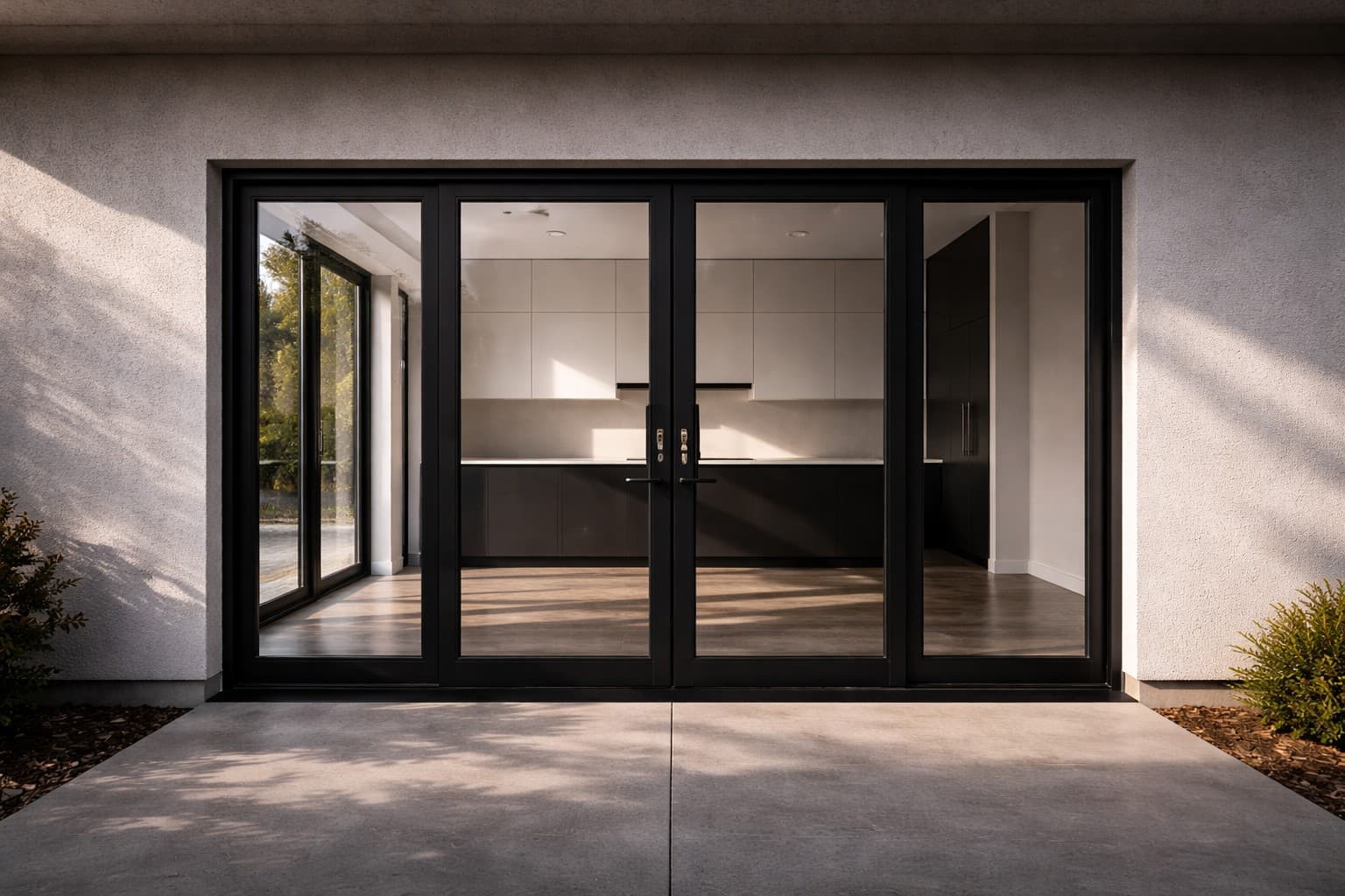Garage Conversion — Glass Entry ADU