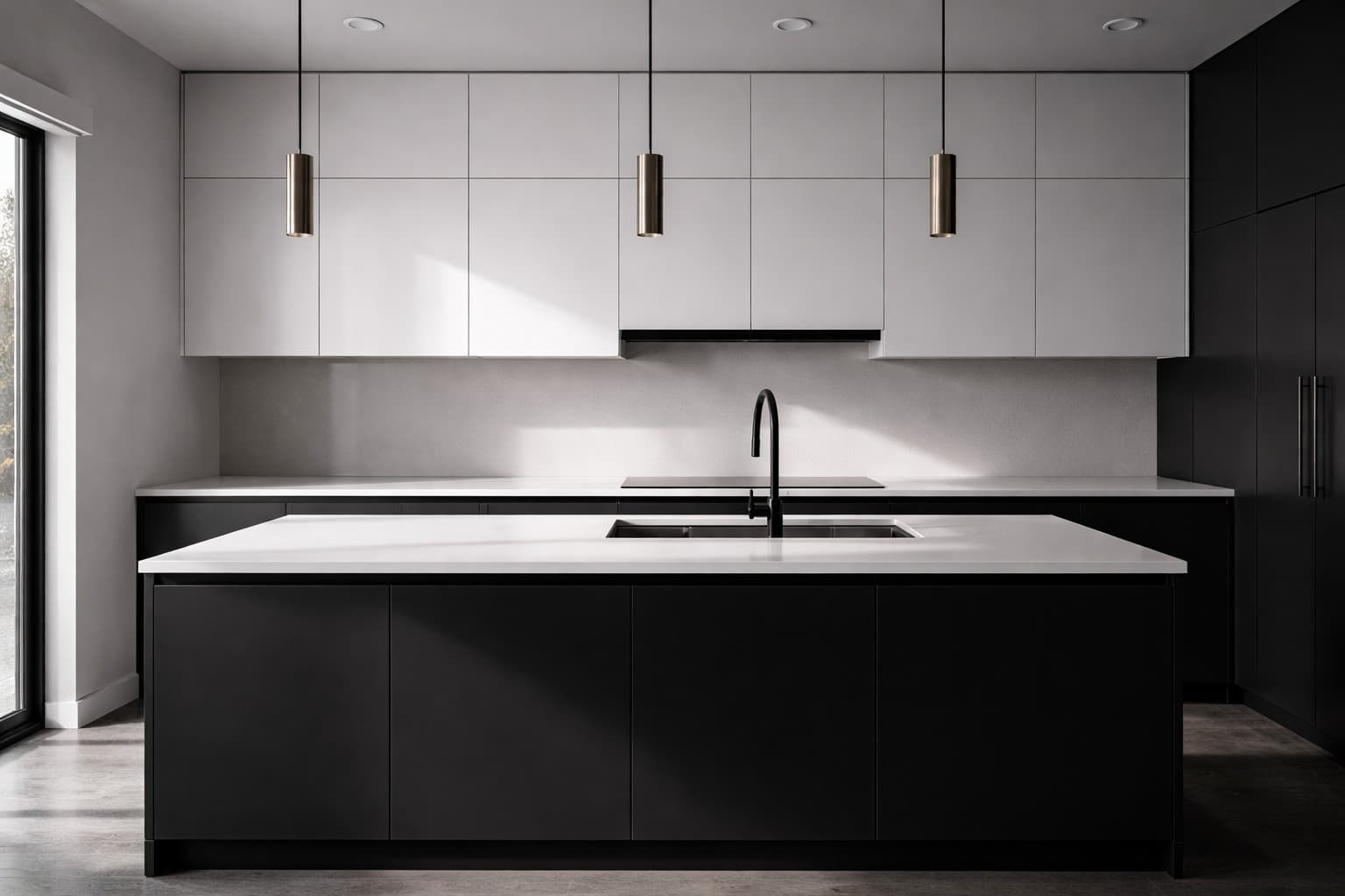 Kitchen Renovation — Dark Cabinet Build