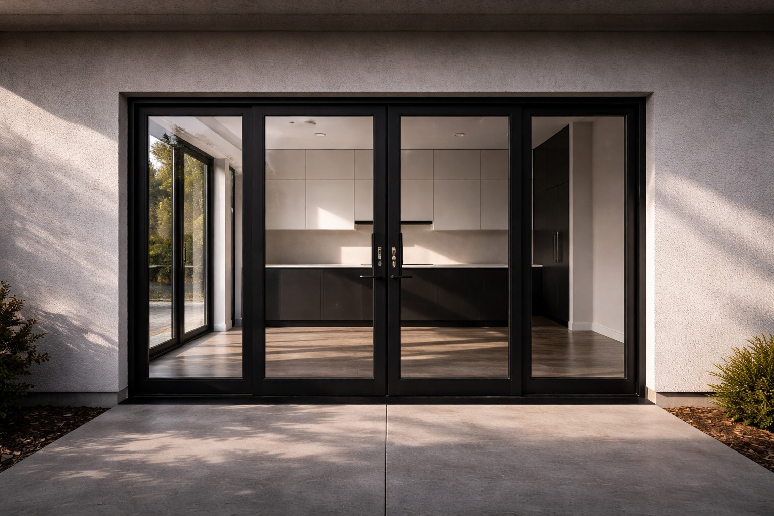Garage Conversion — Glass Entry ADU