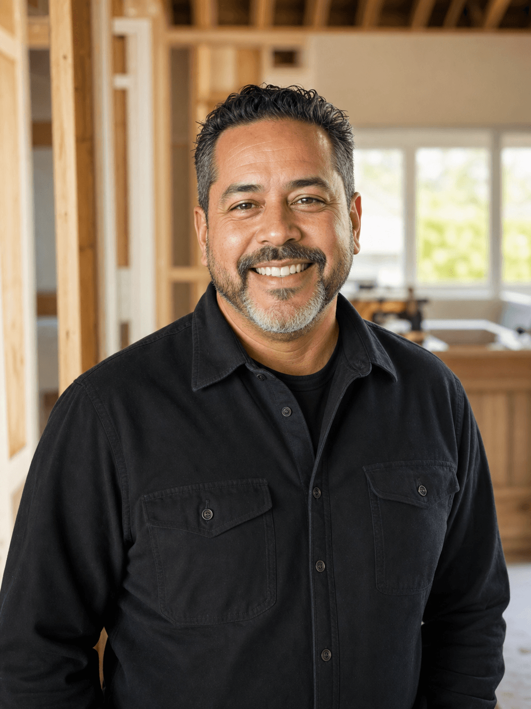 Temporary portrait placeholder for Joe P, founder of 828 Construction